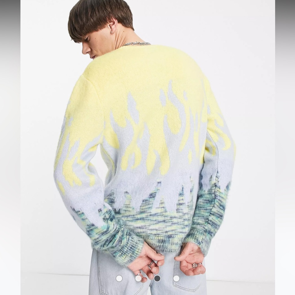 ASOS flame sweater